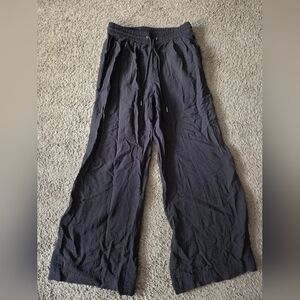 Womens High Rise Wide Leg Pull On Pants- A New Day, Size Medium - 32" Inseam